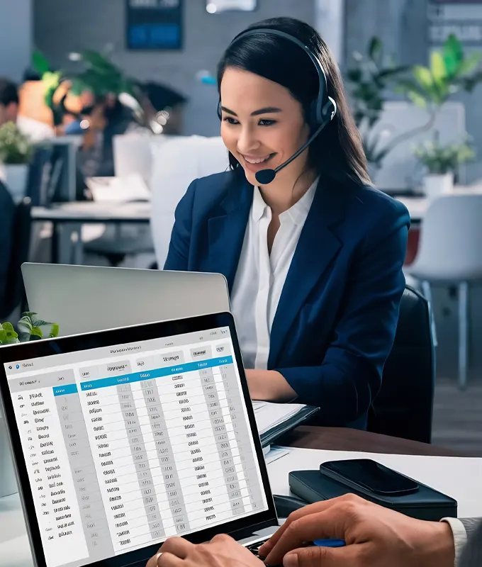 Aerial view of airplane and ship